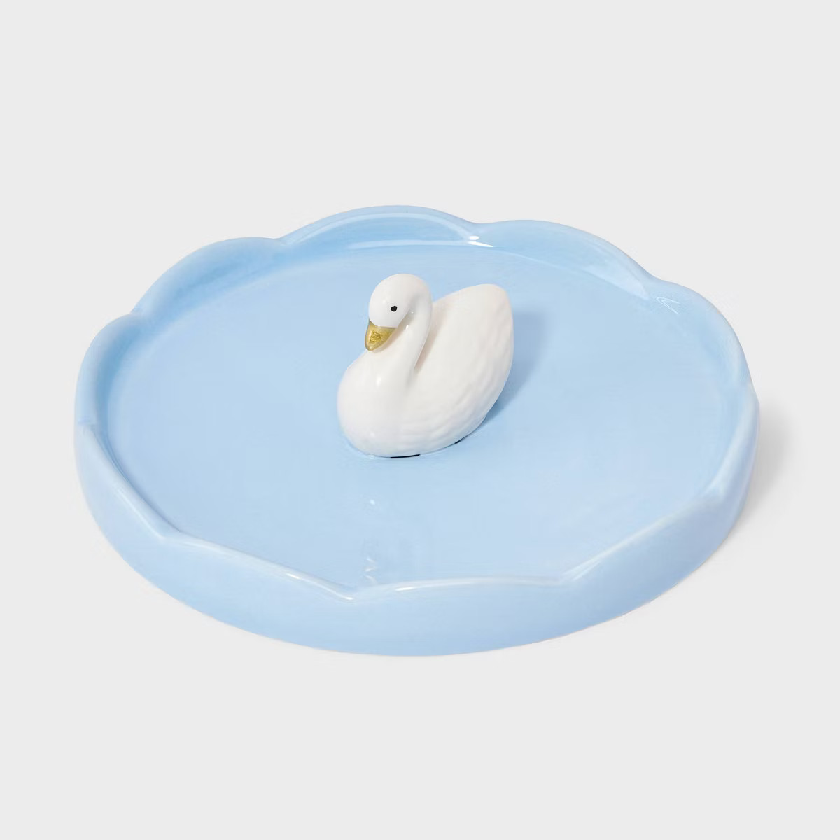 Swan Ceramic Jewelry Tray - Wild Fable™ Blue/White | Target