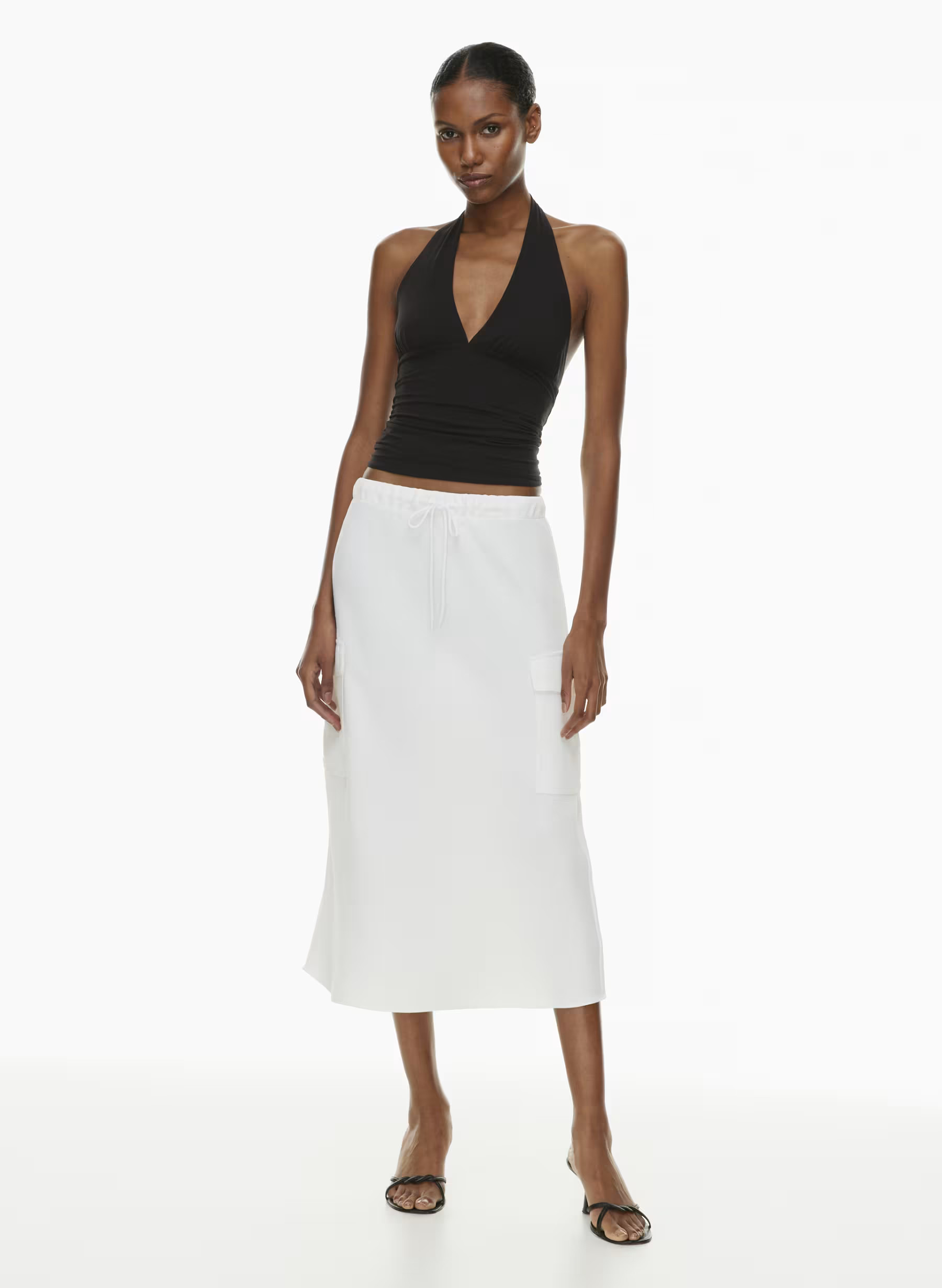 Aritzia Wilfred Women's Muse Cargo Skirt in White | XL | Aritzia