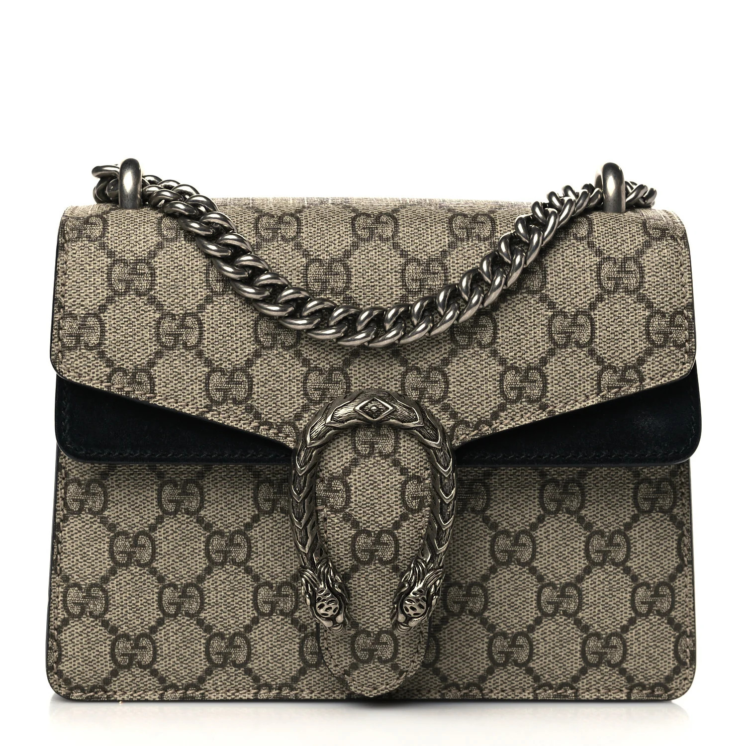 GG Supreme Monogram Mini Dionysus Shoulder Bag Black | FASHIONPHILE (US)