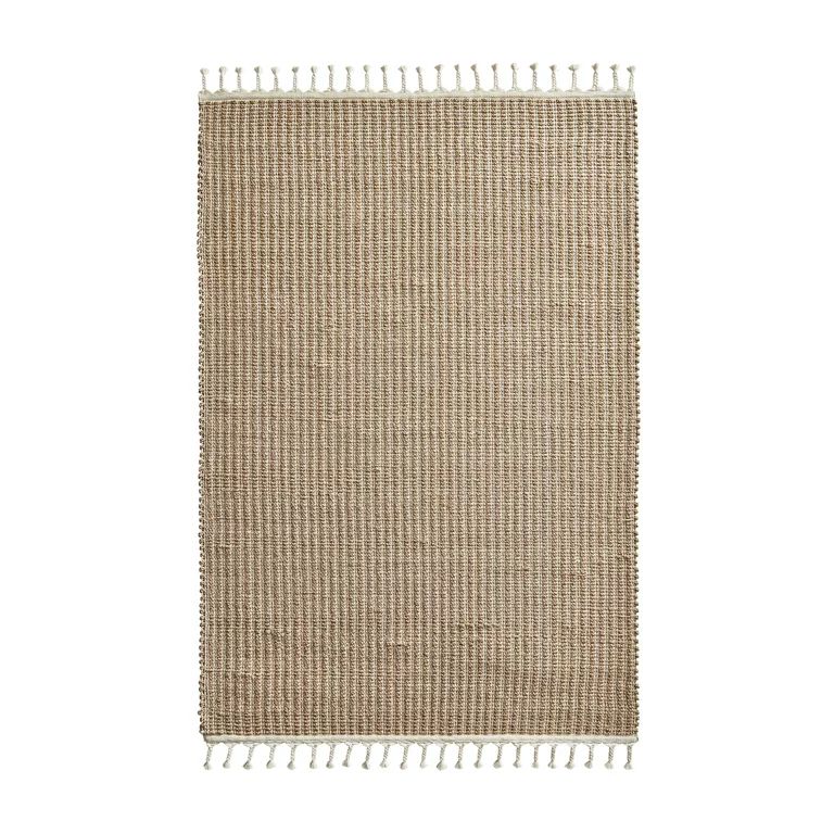 Better Homes & Gardens Ivory Natural Striped Rug by Dave & Jenny Marrs, 7'x10' - Walmart.com | Walmart (US)