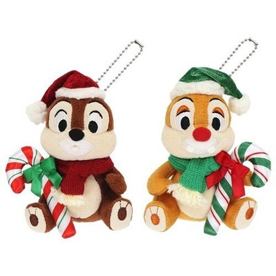 Pre TDR Limited Christmas 2022 Chip 'n Dale Plush badge Keychain Set of 2 TDL  | eBay | eBay US