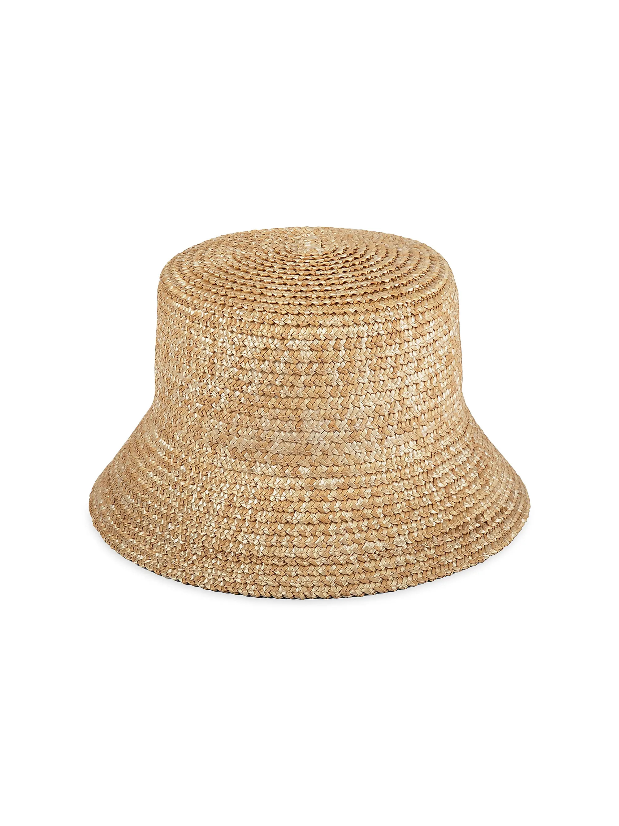 Shop Lack of Color Crisscross Straw Bucket Hat | Saks Fifth Avenue | Saks Fifth Avenue