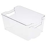 Amazon Basics Plastic Kitchen Storage Bin - Medium (2-Pack) | Amazon (US)