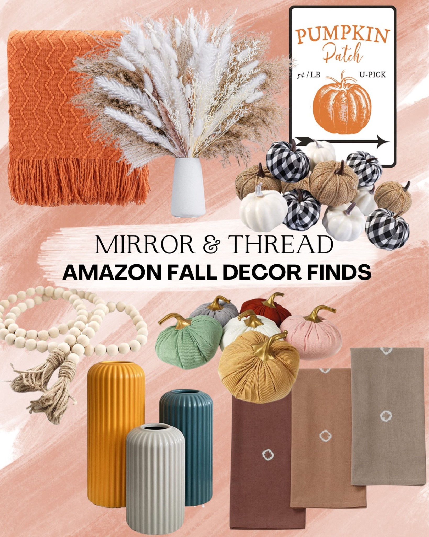 Amazon fall home decor finds! 

#LTKhome #LTKSeasonal #LTKunder50