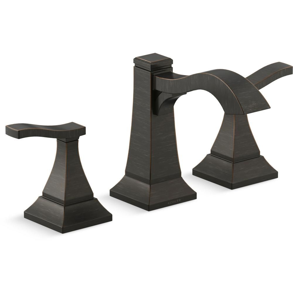 Truss 8 in. Widespread 2-Handle Bathroom Faucet in Oil-Rubbed Bronze | The Home Depot