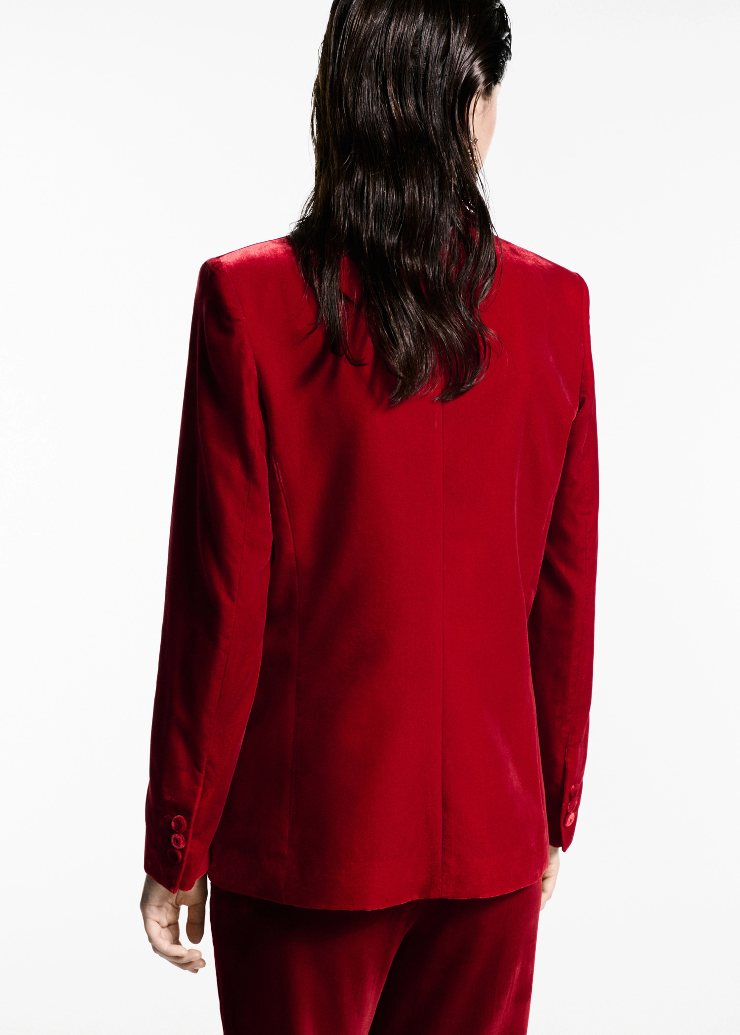 Velvet suit blazer | Mango (US/MX/AU)