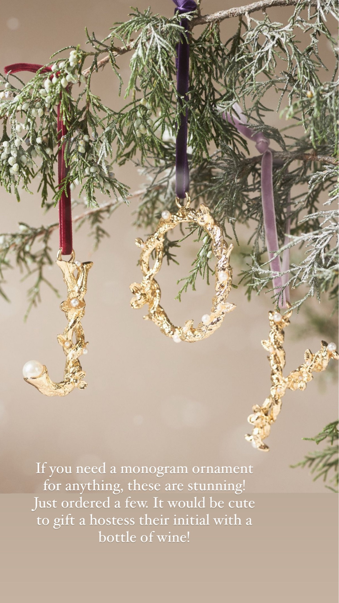 Love these initial ornaments! Such great hostess gifts!

Loverly Grey, Anthropologie, ornaments, gift ideas for friends, hostess gifts, coworker gifts 

#LTKGiftGuide #LTKHoliday