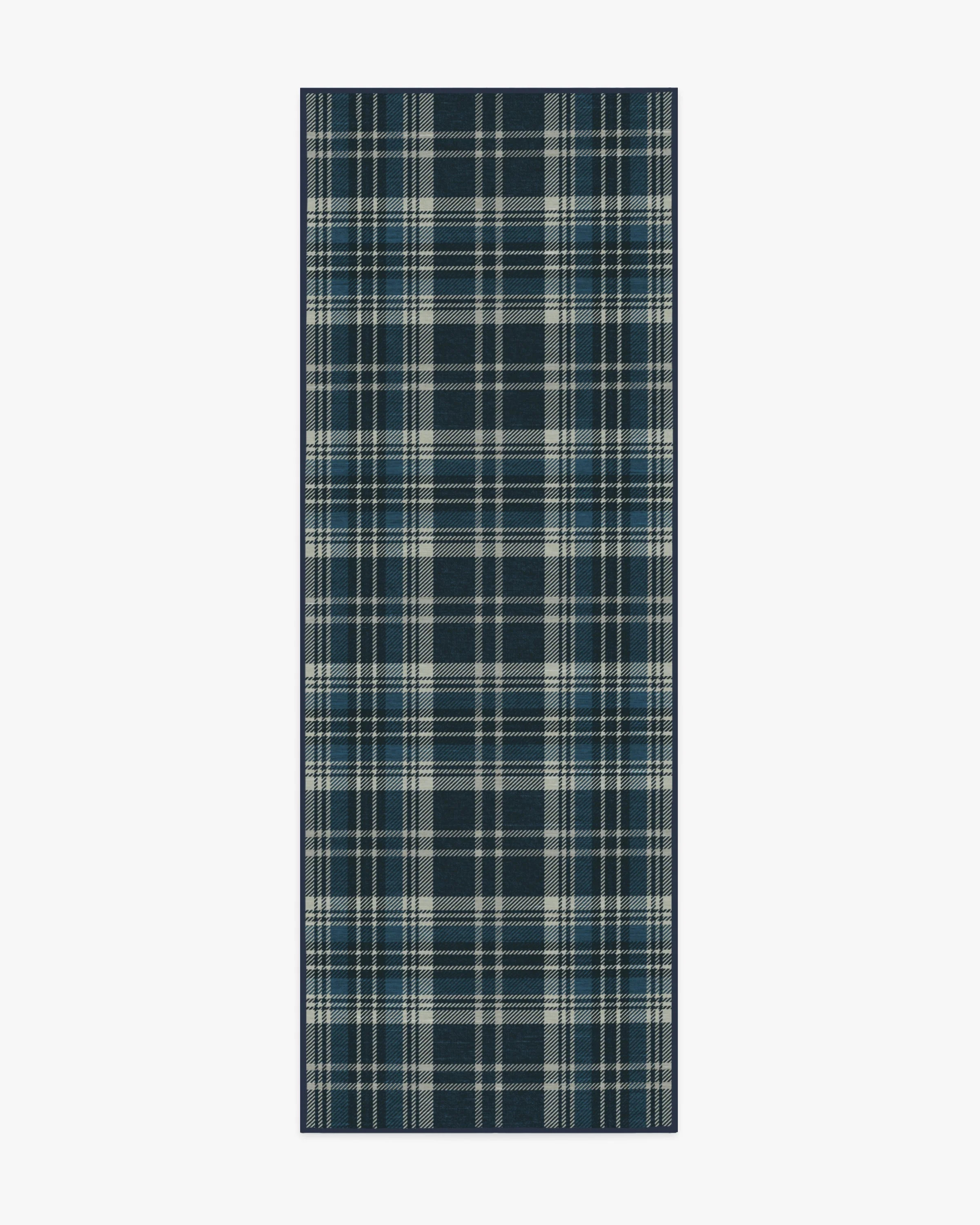 Dress Stewart Tartan Navy Rug | Ruggable