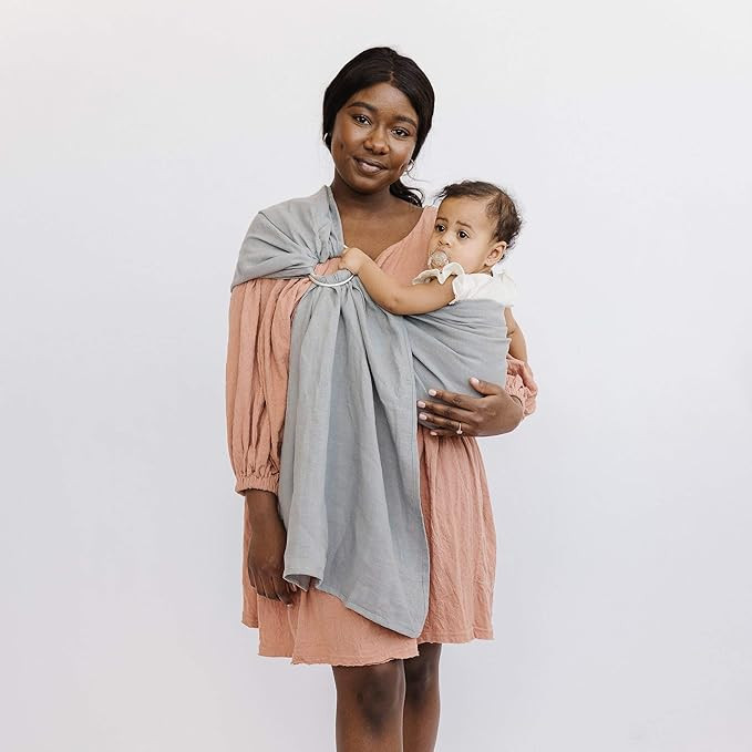 WildBird Ring Sling Baby Carrier Made from 100% Belgian Linen - Solid Color, Newborns to Toddlers... | Amazon (US)