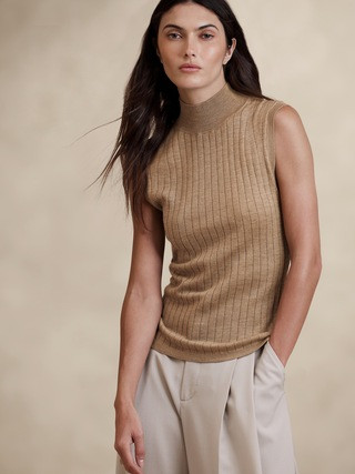 Nezha Merino Sweater Shell | Banana Republic (US)