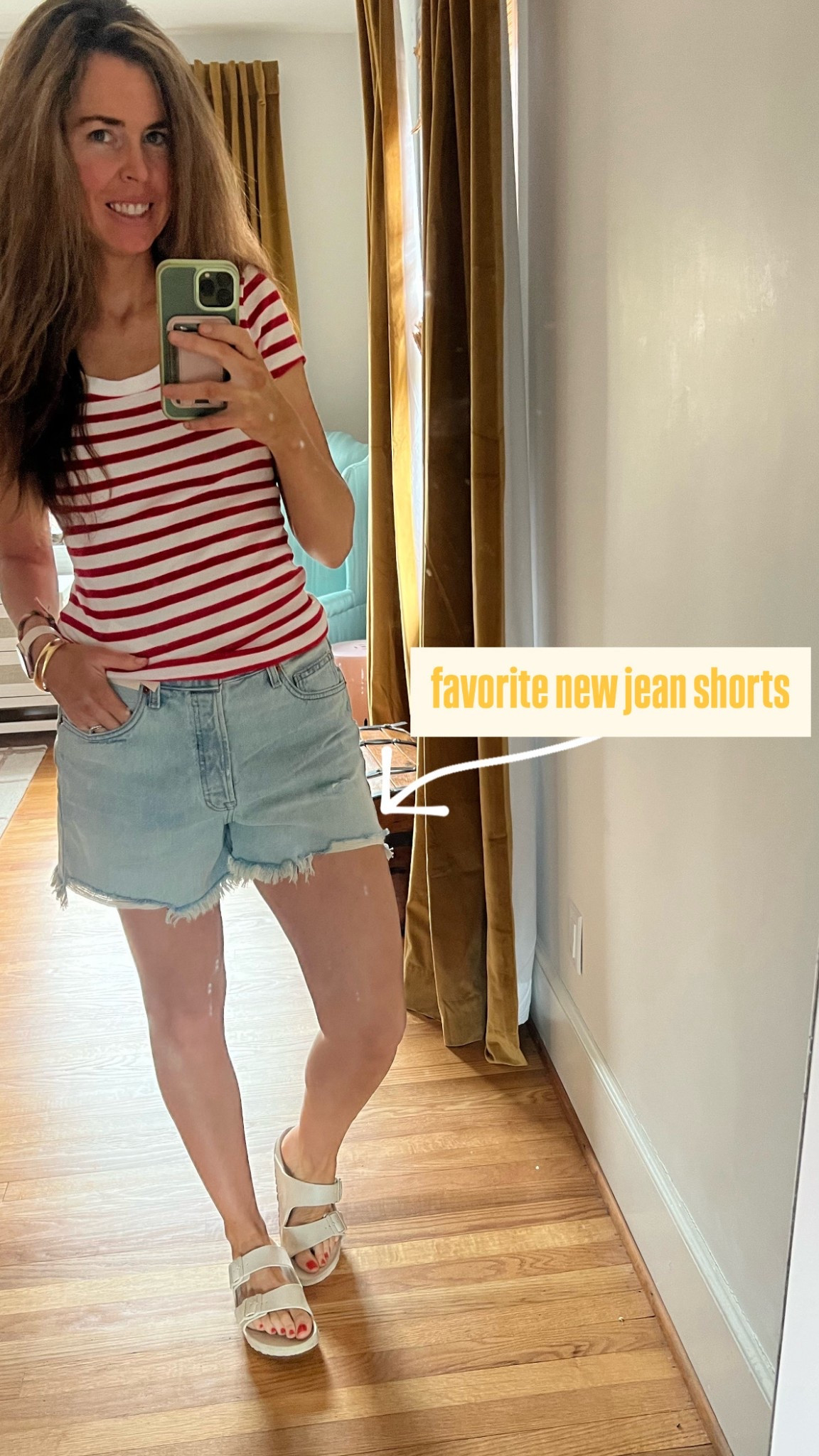 I love these Target cut offs! Super similar to a much higher end brand! They run a little big. 

#LTKSummerEdit #LTKOver40 #LTKFindsUnder50