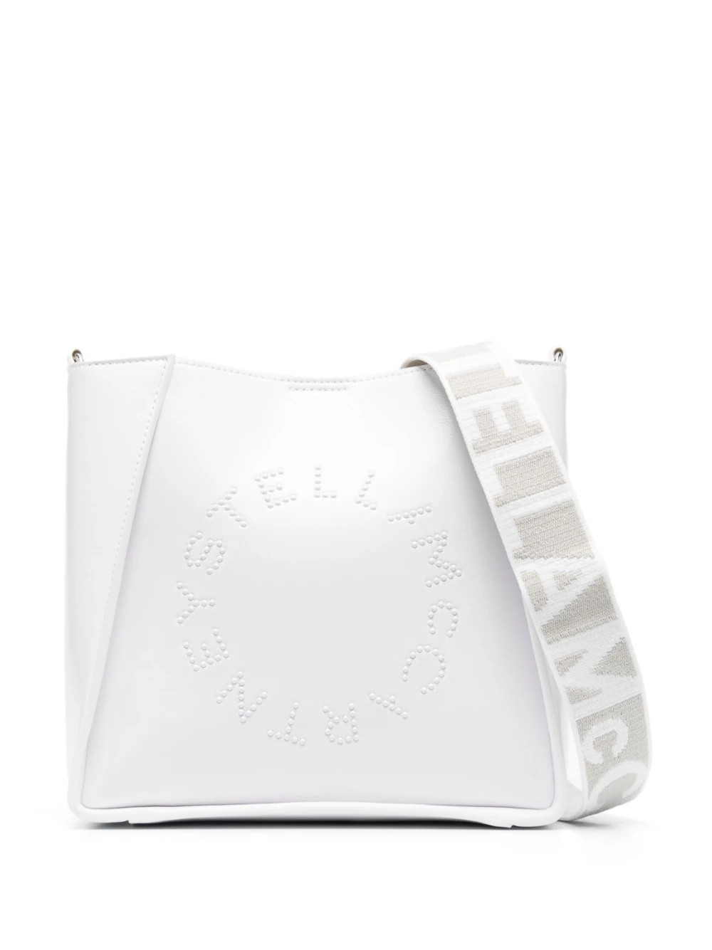 studded-logo faux-leather shoulder bag | Farfetch Global