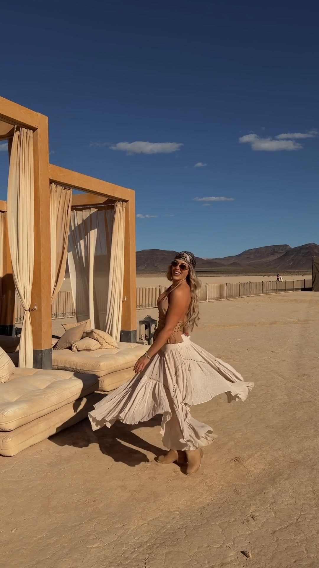 Festival fit day 2!!! The skirt is actually a dress AND a skirt and worth every penny. Runs a little big - wearing a XS in the skirt, small in the top and boots run TTS  

#LTKStyleTip #LTKTravel #LTKFindsUnder100