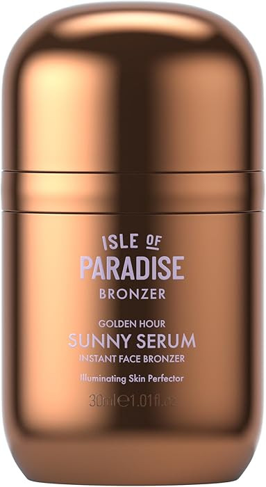 Isle of Paradise Sunny Serum Bronzing Serum – Instantly Illuminating Liquid Face Bronzer with N... | Amazon (US)
