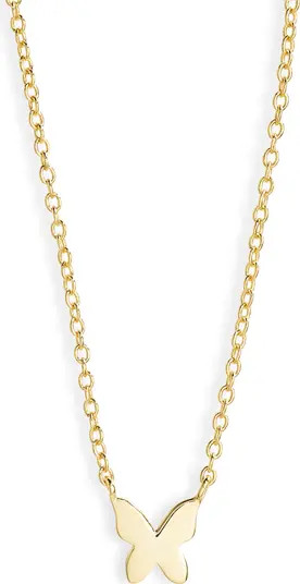 Argento Vivo Sterling Silver Butterfly Pendant Necklace | Nordstrom | Nordstrom