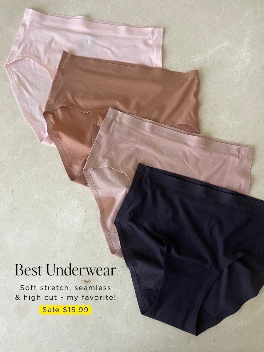 A great everyday bra and panties. These seamless, one size fits all underwear are a BEST SELLER this week and my personal go-to.

#LTKmodest #LTKstyletip