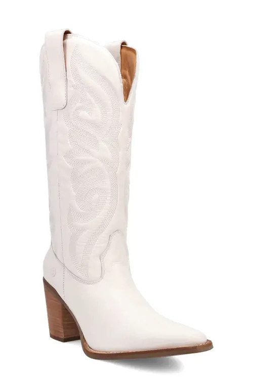 Dingo Hensley Western Boot in White at Nordstrom, Size 11 | Nordstrom
