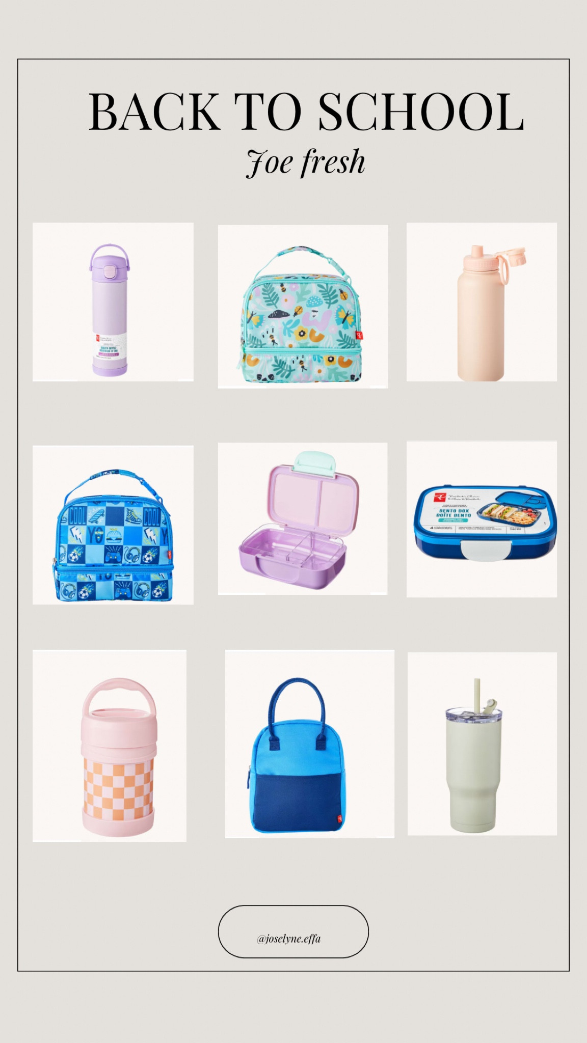 Back to school lunch with Joe fresh. Affordable lunch essentials that are so cute #backtoschool #lunches #joefresh

#LTKcanada #LTKsale #LTKbag