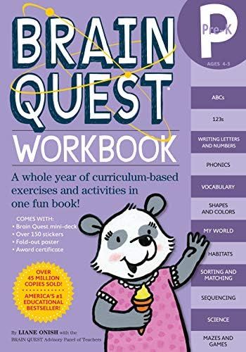 Brain Quest Workbook: Pre-K | Amazon (US)