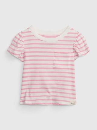 Toddler 100% Organic Cotton Mix and Match Flutter Sleeve T-Shirt | Gap (US)