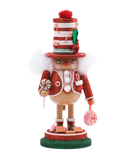 14in Holly Wood Gingerbread Boy Nutcracker | Pillows & Decor | Marshalls | Marshalls