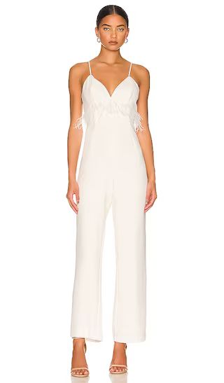 Krysta Jumpsuit in Wedding White | Revolve Clothing (Global)