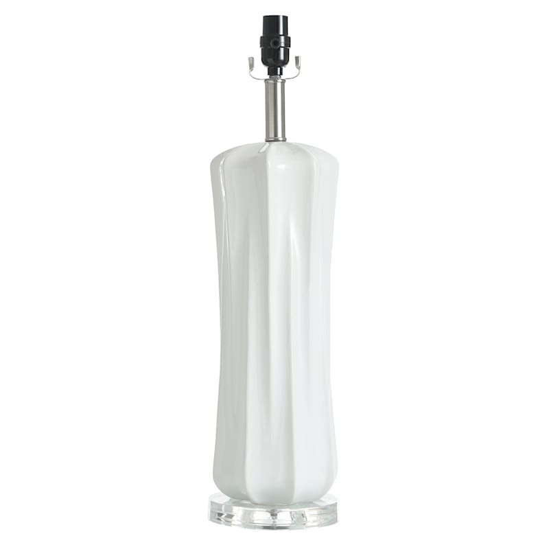 Laila Ali White Acrylic Accent Lamp, 24" | At Home