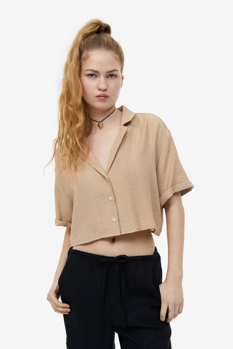 Crinkled Resort Shirt | H&M (US + CA)