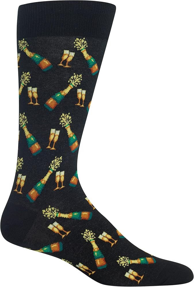 Hot Sox Men's Food and Booze Novelty Casual Crew | Amazon (US)