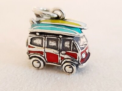 James Avery Brand New And Retired Enamel Surf's Up 3D Van Charm Beach Surfboard | eBay US