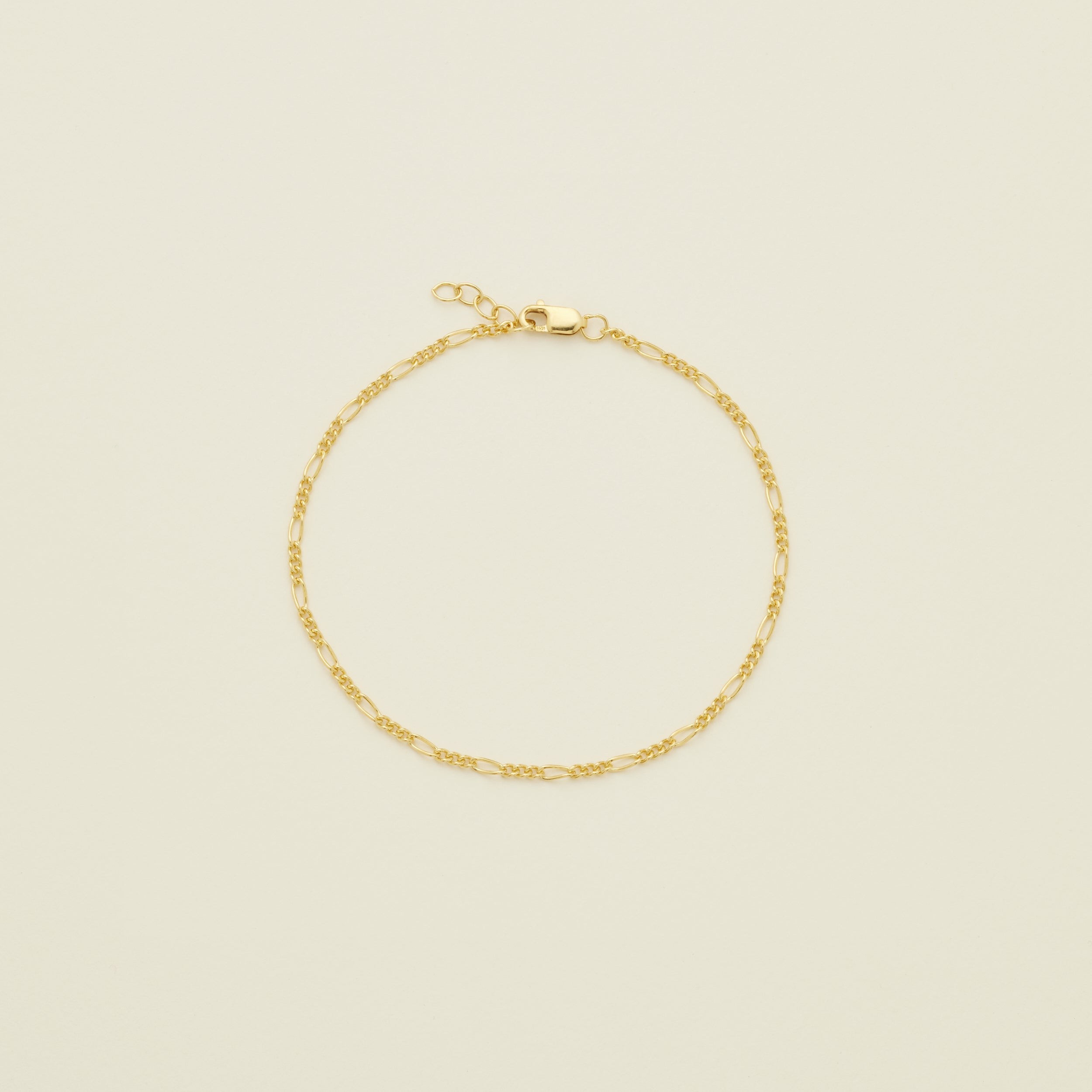 Figaro Chain Bracelet | Made by Mary (US)