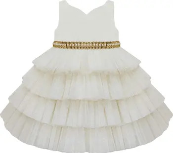 AMERICAN PRINCESS Tiered Mesh Party Dress | Nordstromrack | Nordstrom Rack