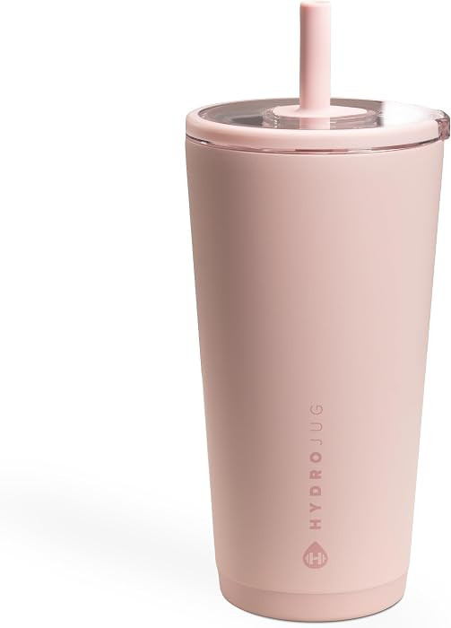 HydroJug Everyday Tumbler 20 oz \u2013 Ceramic-Lined Insulated Tumbler with Straw and Soft-Touch ... | Amazon (US)