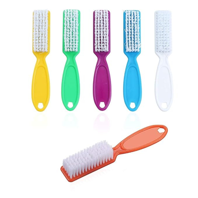 6 Pcs Handle Grip Nail Brush,Nail Cleaning Brushes for Toes and Fingernail | Amazon (US)