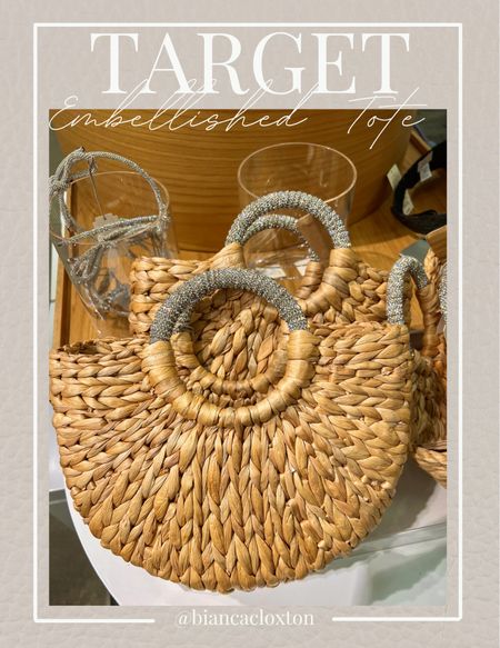 Basket Tote with Crystal Handle Embellishment || Target

Easter bag, purse, basket, straw, crystal, cute, spring, summer, vacation, resort style 


#LTKstyletip #LTKfindsunder50 #LTKtravel