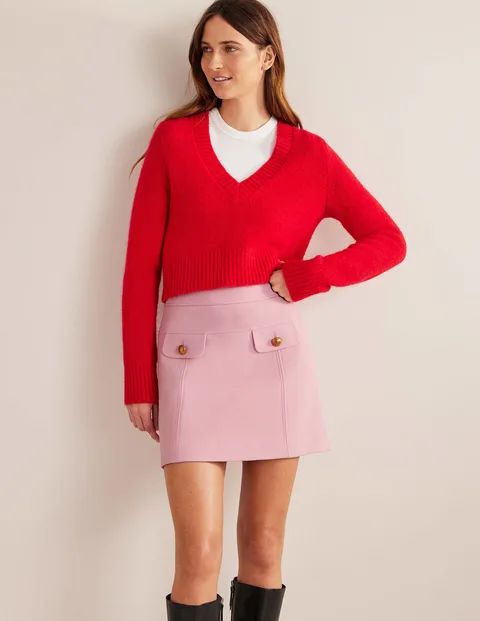 Tailored A-line Mini Skirt | Boden (US)