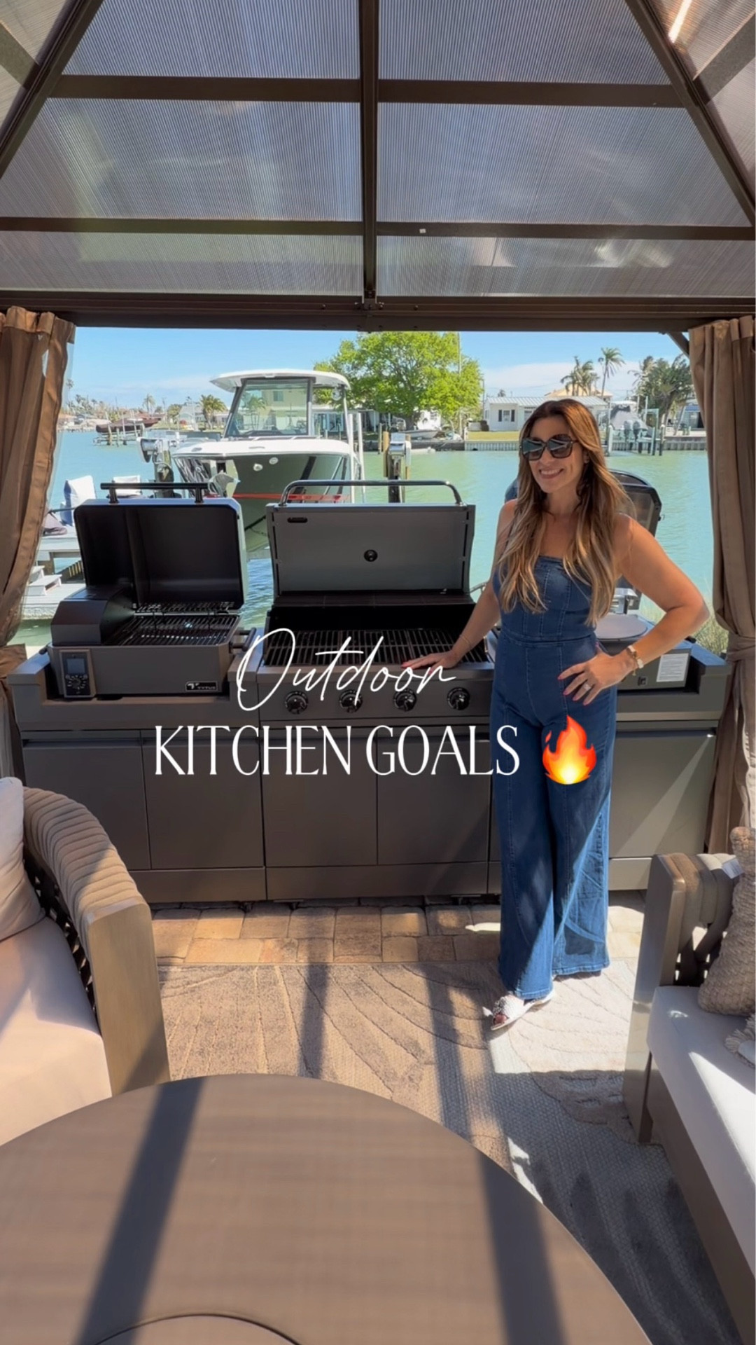 Outdoor kitchen goals 🤯🔥

This modular grill setup from Wayfair completely transformed this space — it’s not just a grill… it also has a built-in smoker AND pizza oven 🙌🏼

Perfect for hosting, summer nights, and creating that elevated, resort-style backyard feel 🤍✨

If you’ve been wanting a luxury outdoor setup without the custom build… this is it

Everything is linked here so you can recreate the look 🔗
@Wayfair 


#LTKSeasonal #LTKHome #LTKfoodie