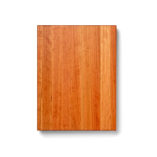 John Boos RA-Board Series Rectangular Wooden Cherry Cutting Board 20”x15” – 2.25” Thick, 20-lb Reversible Butcher Block with Edge-Grain & Finger Grips – Made in the USA | Amazon (US)