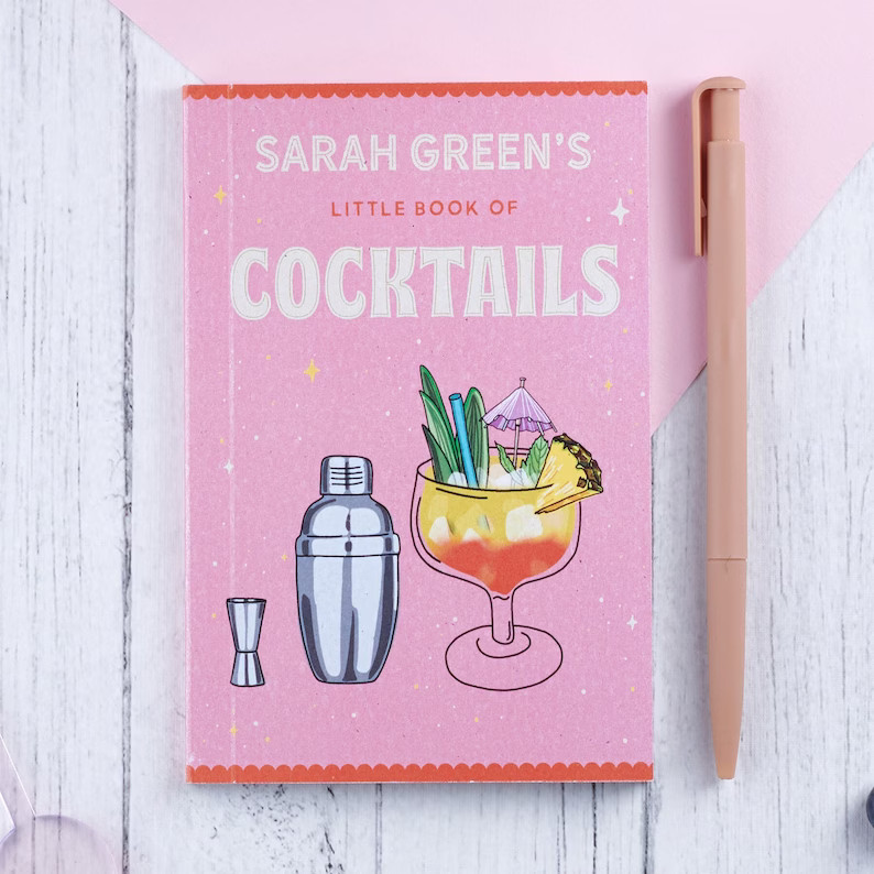 Personalised Pocket Cocktail Book - Etsy | Etsy (US)