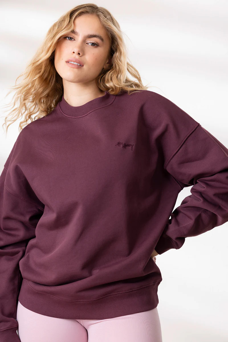 Sweater Wine | Wine / S | Hey Honey | Hey Honey Yoga DE