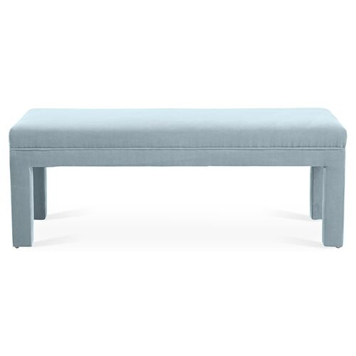 Brittany Bench, Velvet | One Kings Lane
