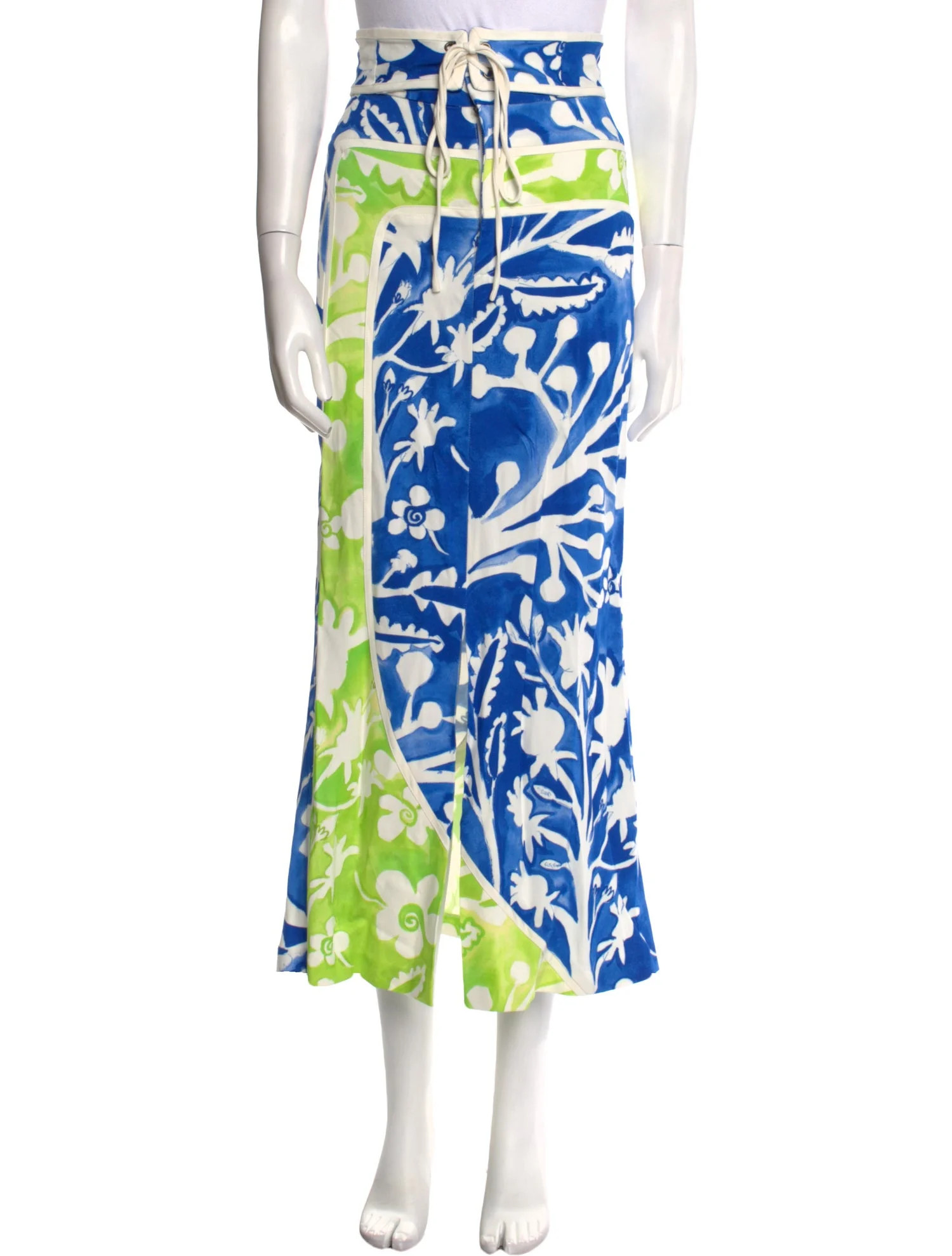 Floral Print Midi Length Skirt | The RealReal