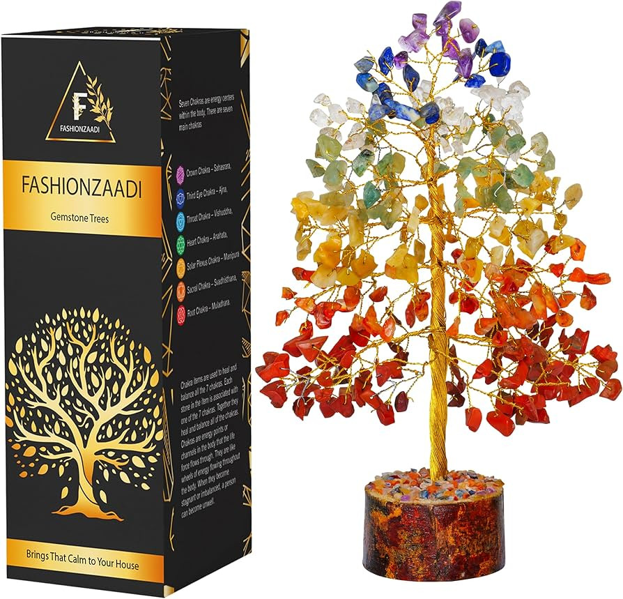7 Chakra Crystal Tree For Positive Energy - Birthday Gifts For Women, House Warming Gifts New Hom... | Amazon (US)