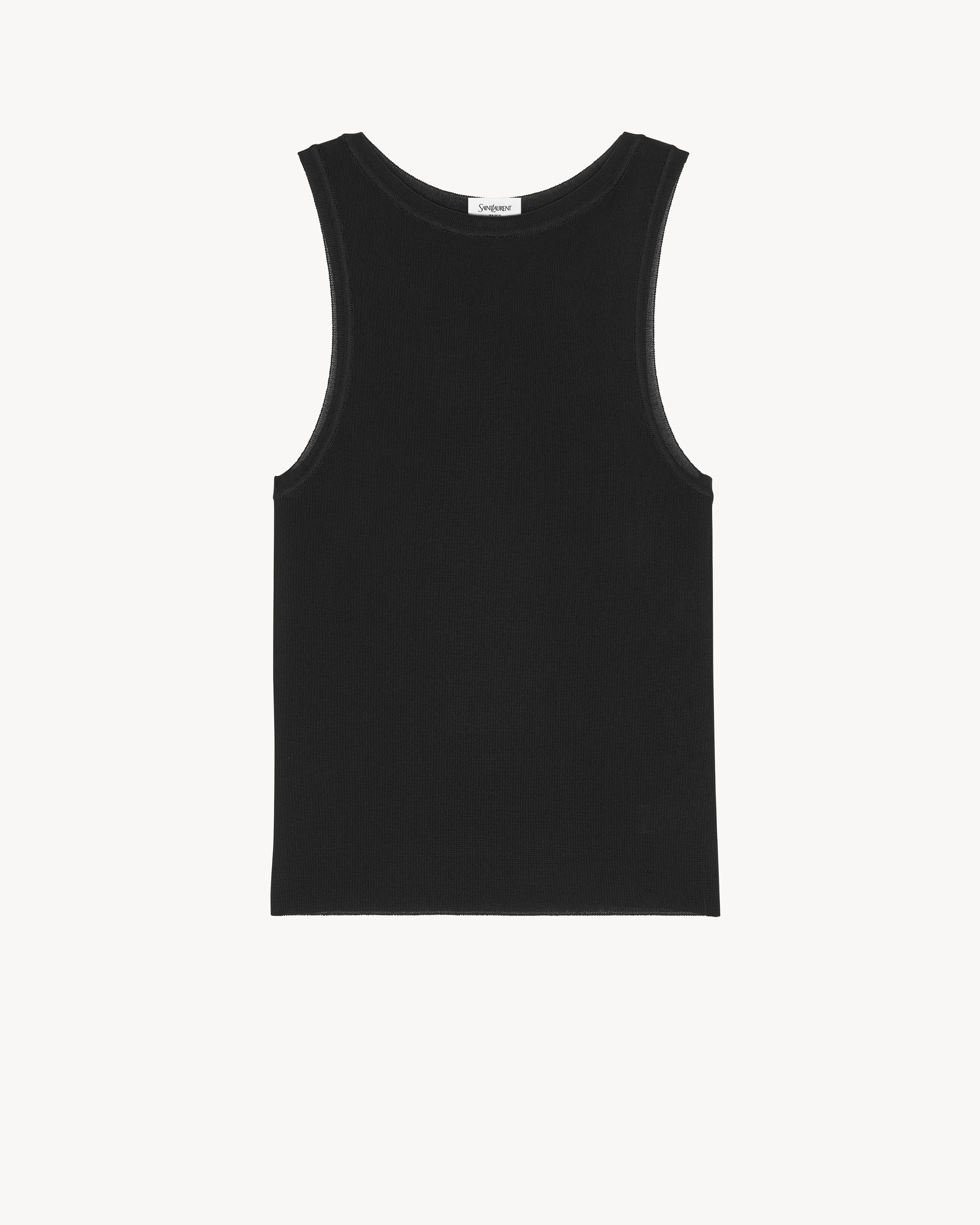 tank top in ribbed knit | Saint Laurent Inc. (Global)