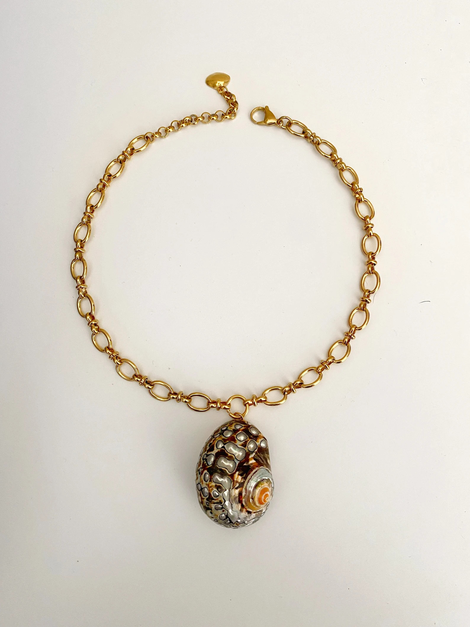 Large Shell Pendant Necklace, Giant Huge Shell Necklace, Natural Shell Necklace, Mermaid Necklace... | Etsy (US)