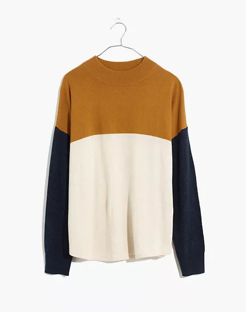 Colorblock Ashbury Mockneck Sweater | Madewell