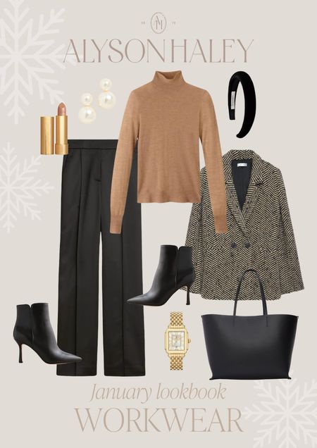 Winter workwear outfit idea. I love this Anine Bing blazer and pleat front pants. 

#LTKSeasonal #LTKstyletip #LTKworkwear