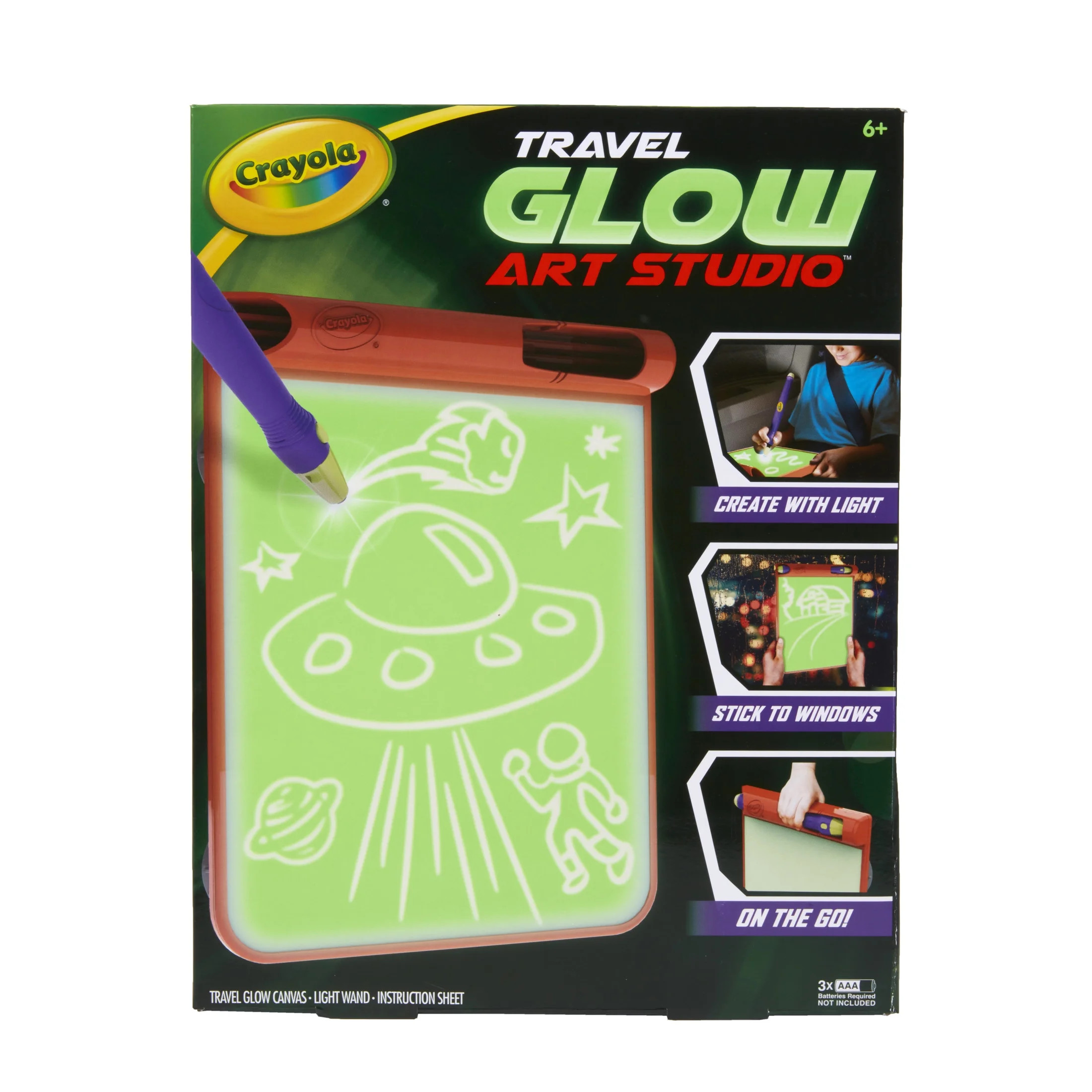Crayola Glow Art Studio, Glow in the Dark Toys, Holiday & Christmas Gifts for Kids, Arts & Crafts... | Walmart (US)