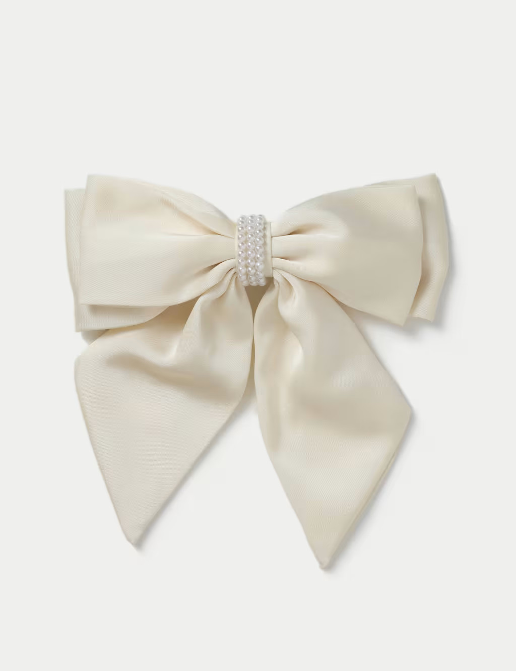 Cream Satin and Pearl Bow | Marks & Spencer (UK)