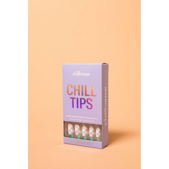 Chillhouse Chill Tips False Nails - Checked Out - 24ct | Target